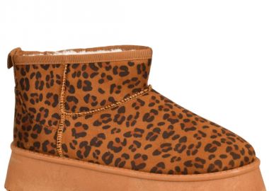 Γυναικεία Μποτάκια | Υφαντίδης | 572564-1 | Λεοπάρ - Υφαντίδης - 